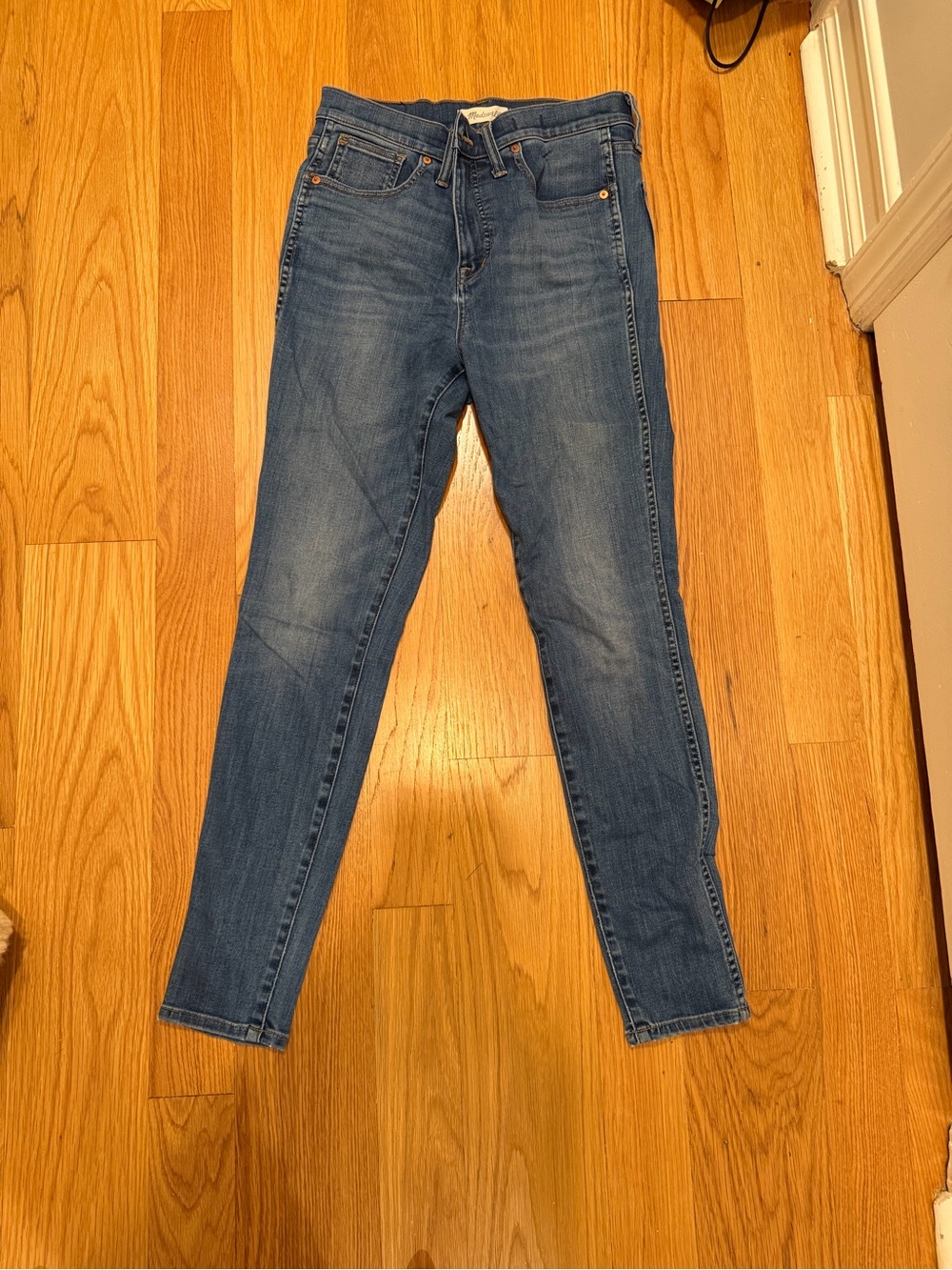 Madewell Medium Blue Skinny Jeans